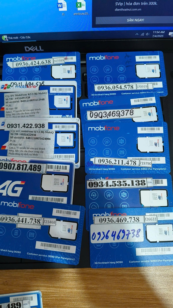 Sim mobilefone số đẹp 270k