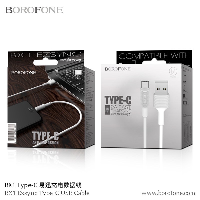 Cáp sạc Borofone bx1 - USB-Lighting Iphone