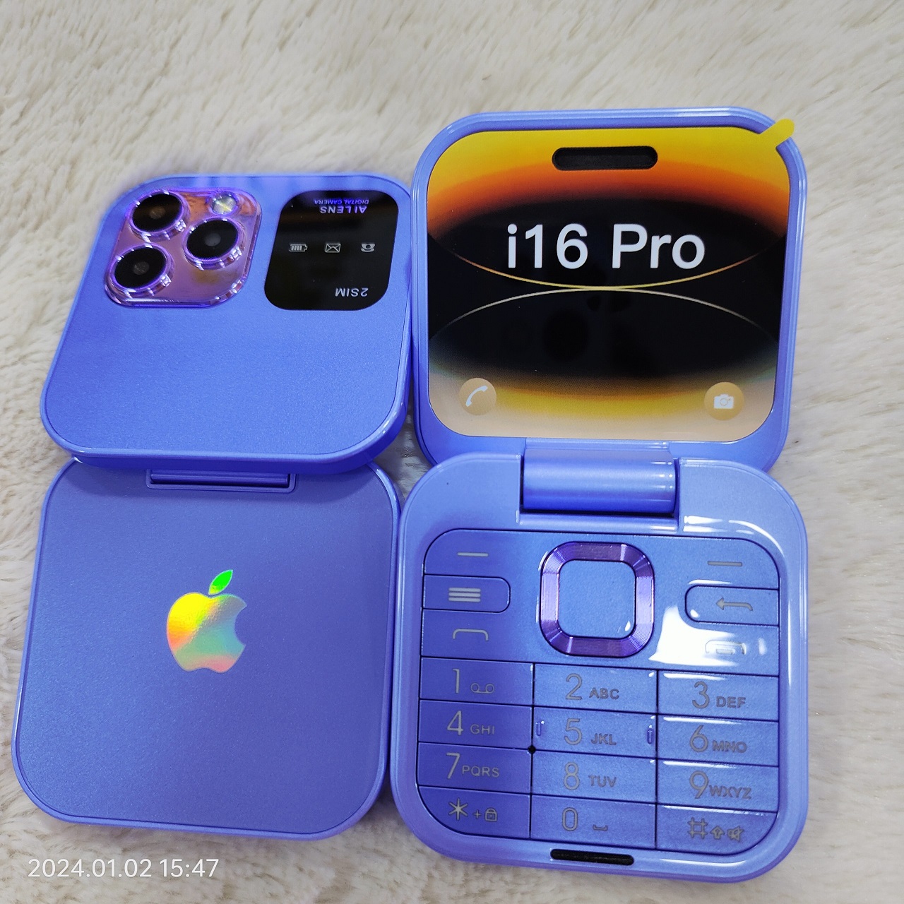 Điện thoại bàn phím i16 pro nhỏ gọn