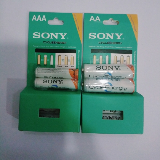 Pin 3A Sony AAA Sạc lại đươc vỉ 2 cục