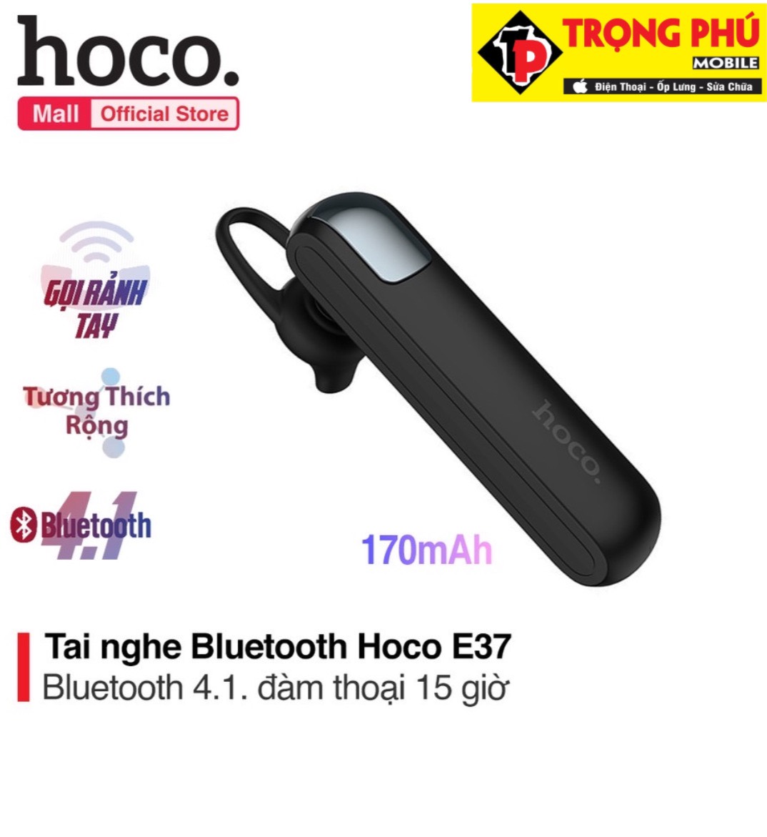 Tai Nghe blutooth 1 tai - Hoco E37