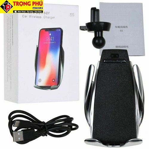 Kệ, giá đỡ oto kiêm sạc không dây Trọng phú mobile
