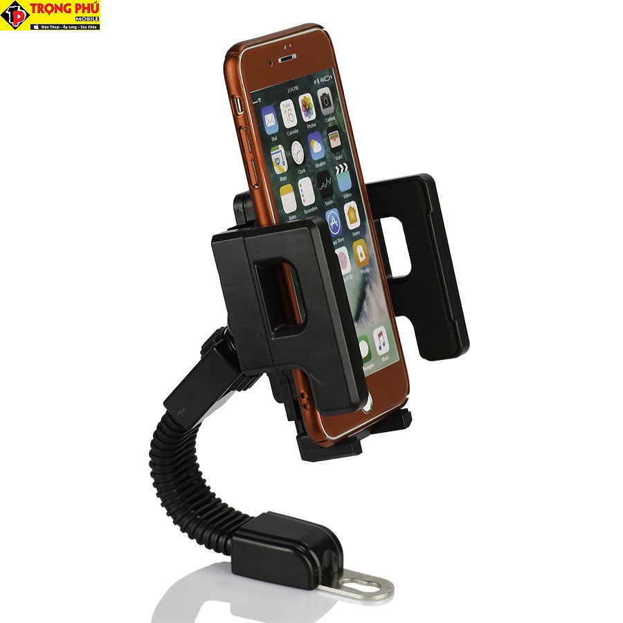 Kệ, giá đỡ điện thoại trên xe máy HM01 Trọng phú mobile