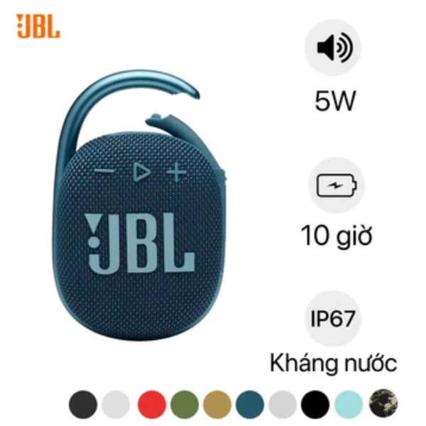 Loa JBL Clip 4 chính hãng Việt Nam
