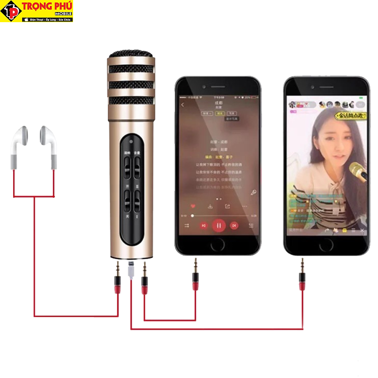 Micro livetream C7 Trọng phú mobile