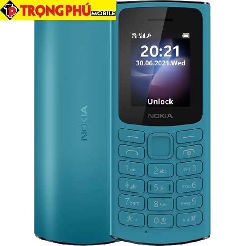 Điện thoại Nokia 105 2021 4G Lk unseal- Sóng 4G chuẩn