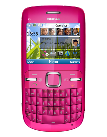 Điện thoại Nokia C3 zin renew 2sim Đủ pin sạc