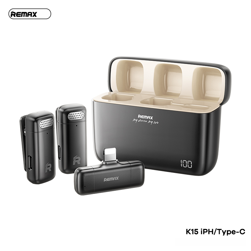 Mic Thu âm Quay Phim Remax K15. 2 Mic
