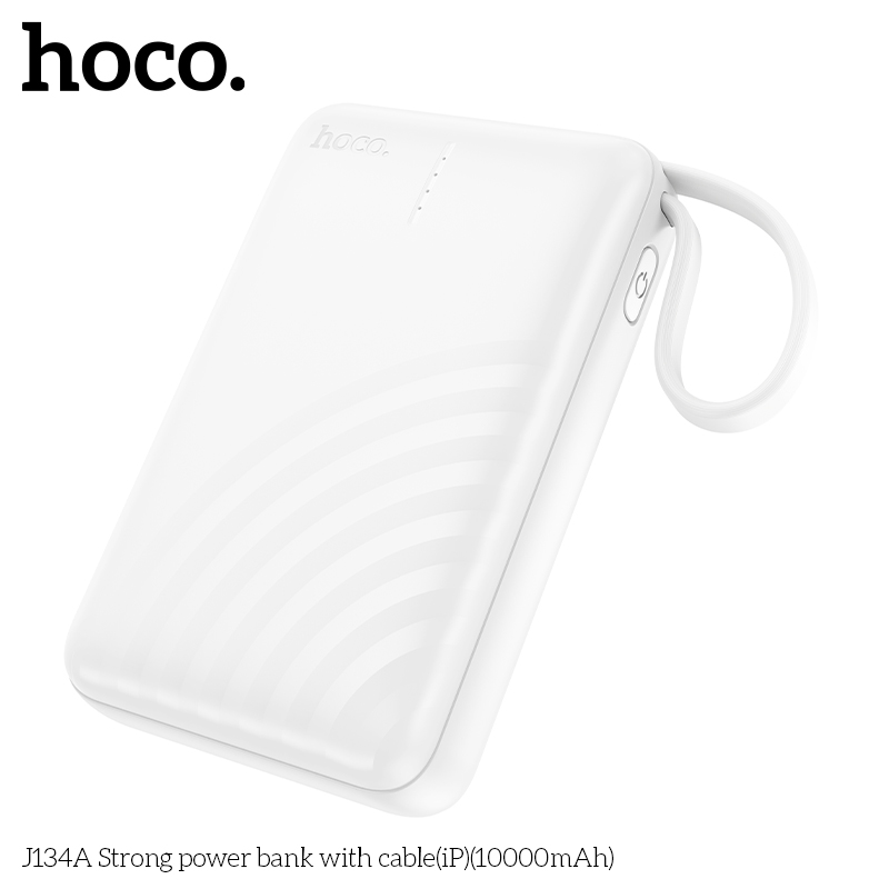 Pin sạc dự phòng Hoco J134A 10.000mah dây iphone