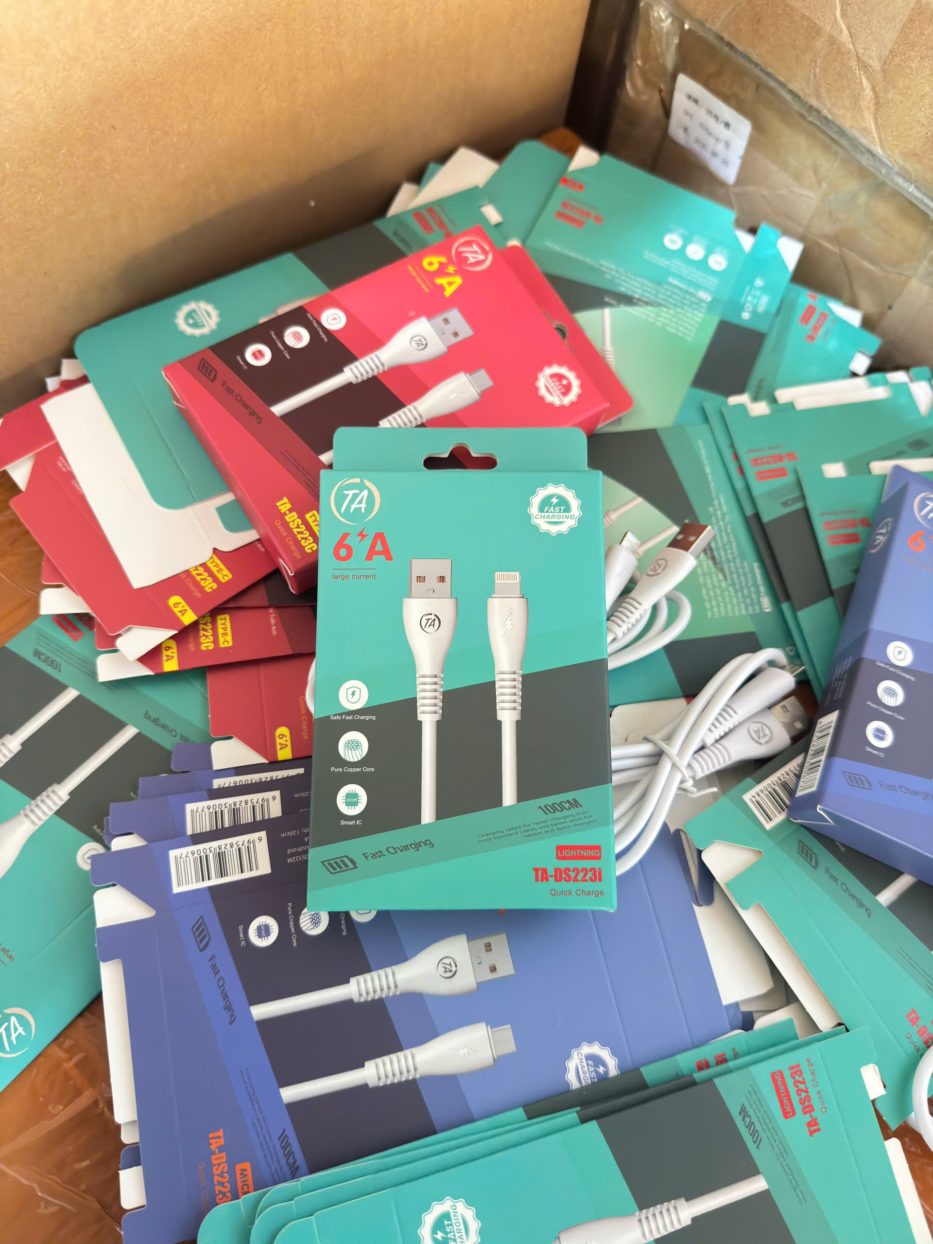 Cáp sạc USB-Lighting 6A TA-DS223M 40k