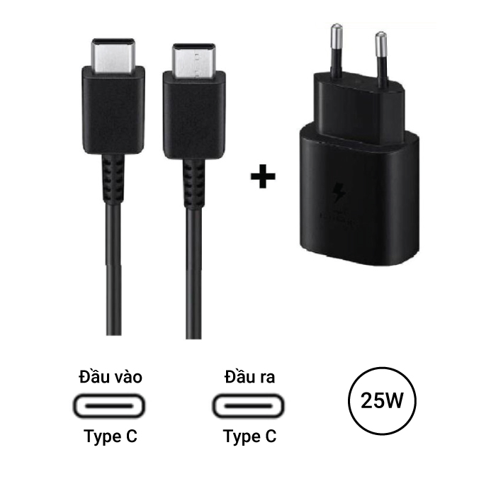 Bộ sạc samsung 25w chính hãng