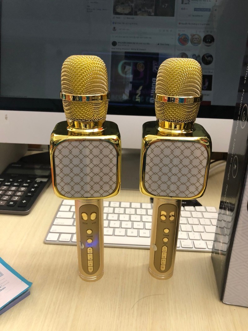 Mic Karaoke Bluetooth Kèm Loa YOSD YS-69