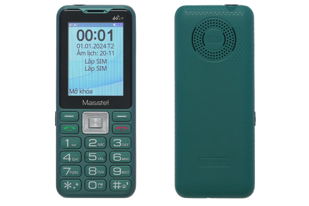 Điện thoại Masstel izi T6 4G - Sóng 4G chuẩn