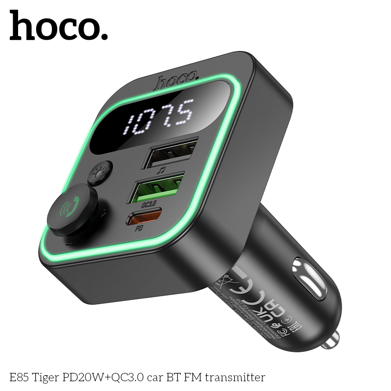 Sạc ô tô kiêm Máy phát FM BT Hoco E85 pd20w
