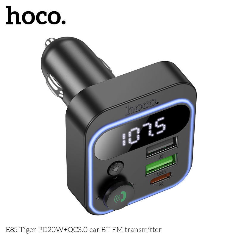 Sạc ô tô kiêm Máy phát FM BT Hoco E85 pd20w