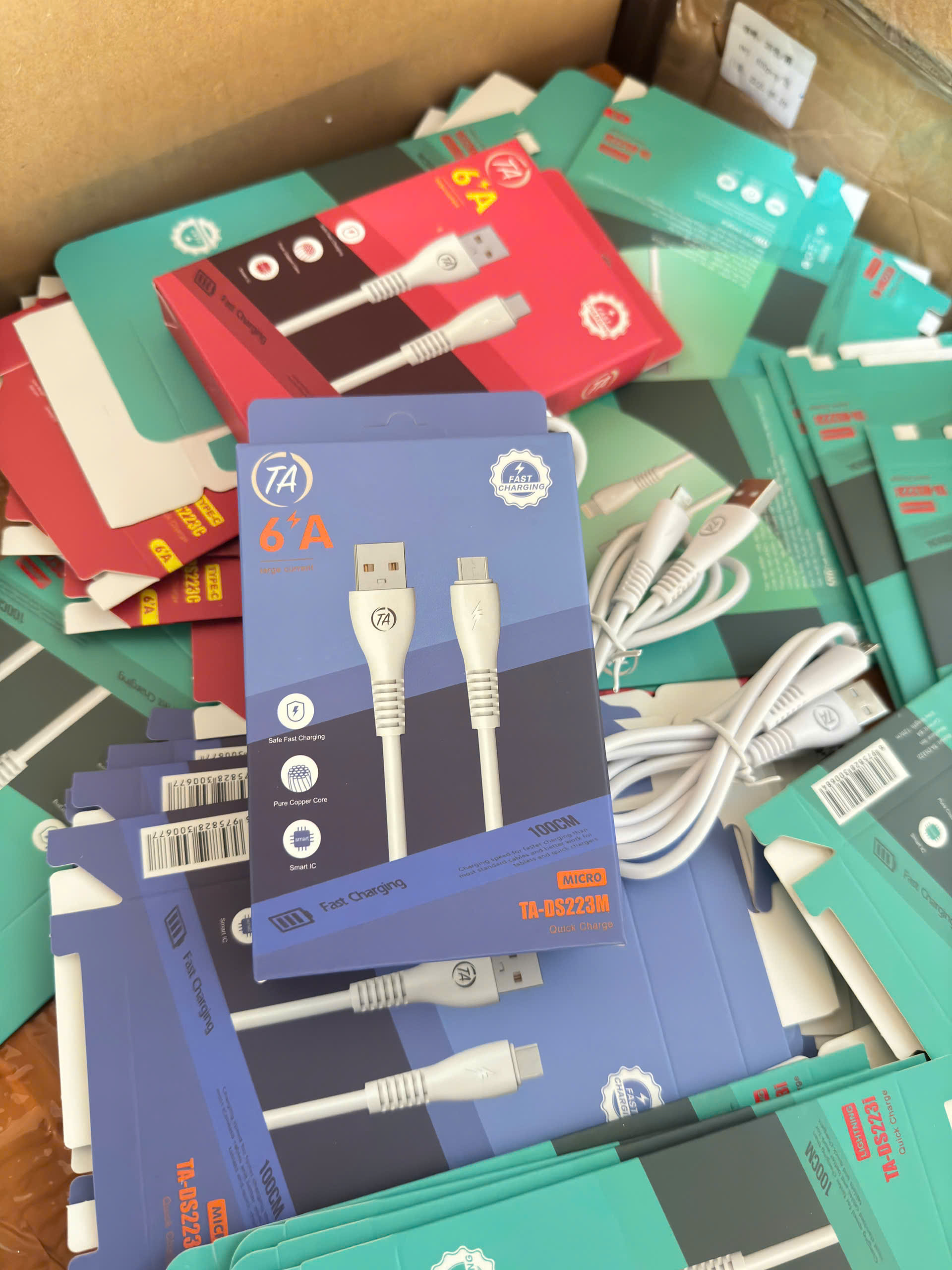 Cáp sạc USB-Micro 6A TA-DS223M 30k