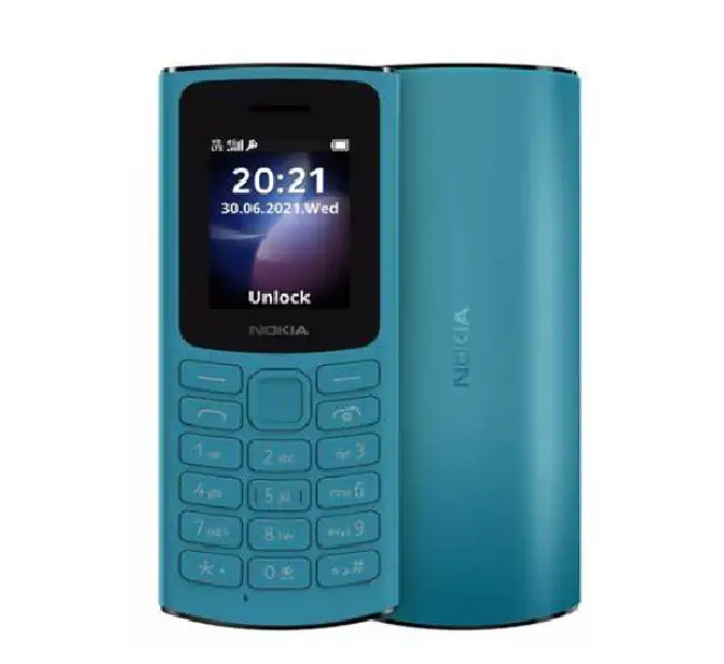 Điện thoại Nokia 105 2021 4G Lk unseal- Sóng 4G chuẩn