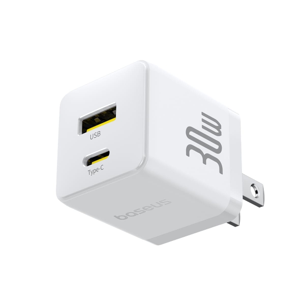 Cốc Sạc Nhanh Baseus Palm Fast Charger C+U 30W 2 cổng