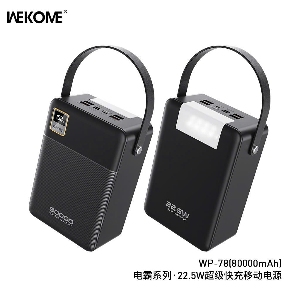 Pin Dự Phòng 22.5W Wekome Wp-78 80.000Mah (Dd)