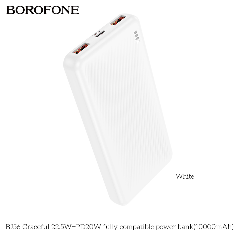 Pin sạc dự phòng Borofone BJ56 20w 10.000mah kèm dây