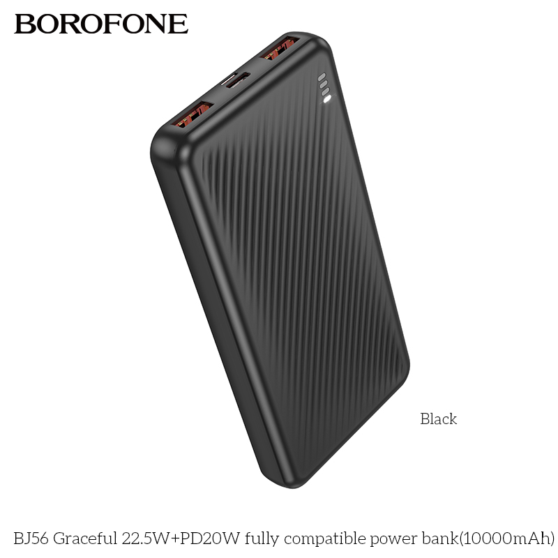 Pin sạc dự phòng Borofone BJ56 20w 10.000mah kèm dây