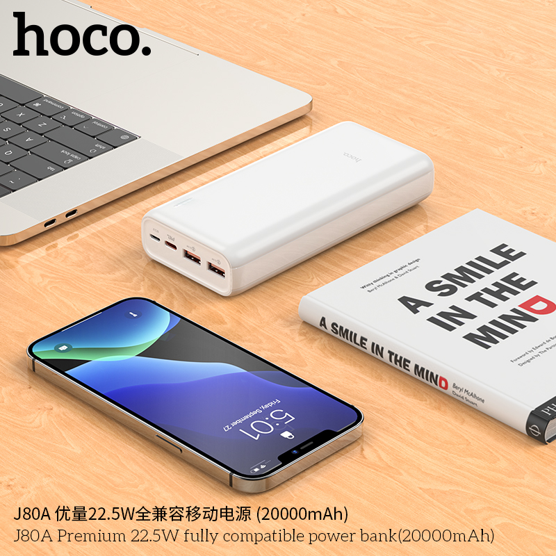 Pin sạc nhanh dự phòng Hoco J80A 20.000mah