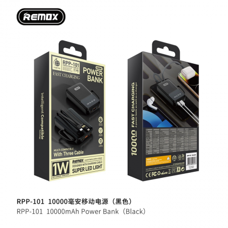 Pin Sạc Dự Phòng Remax RPP-101 10.000mAh (VN) HĐ