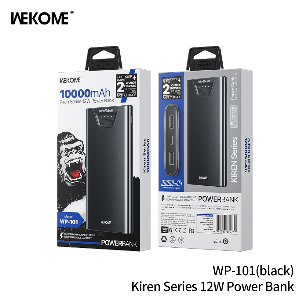 Pin Sạc Dự Phòng Wekome WP-101 10.000mAh (VN) HĐ