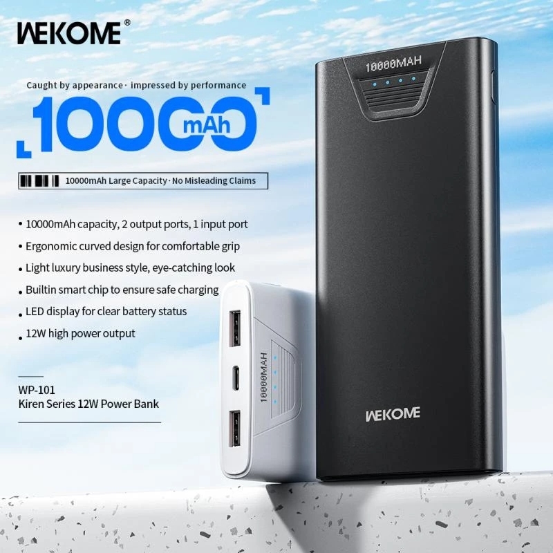 Pin Sạc Dự Phòng Wekome WP-101 10.000mAh (VN) HĐ