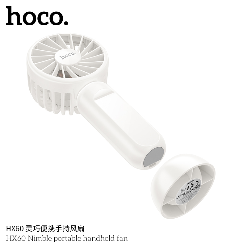 Quạt cầm tay làm mát Hoco HX60 (3-7h)