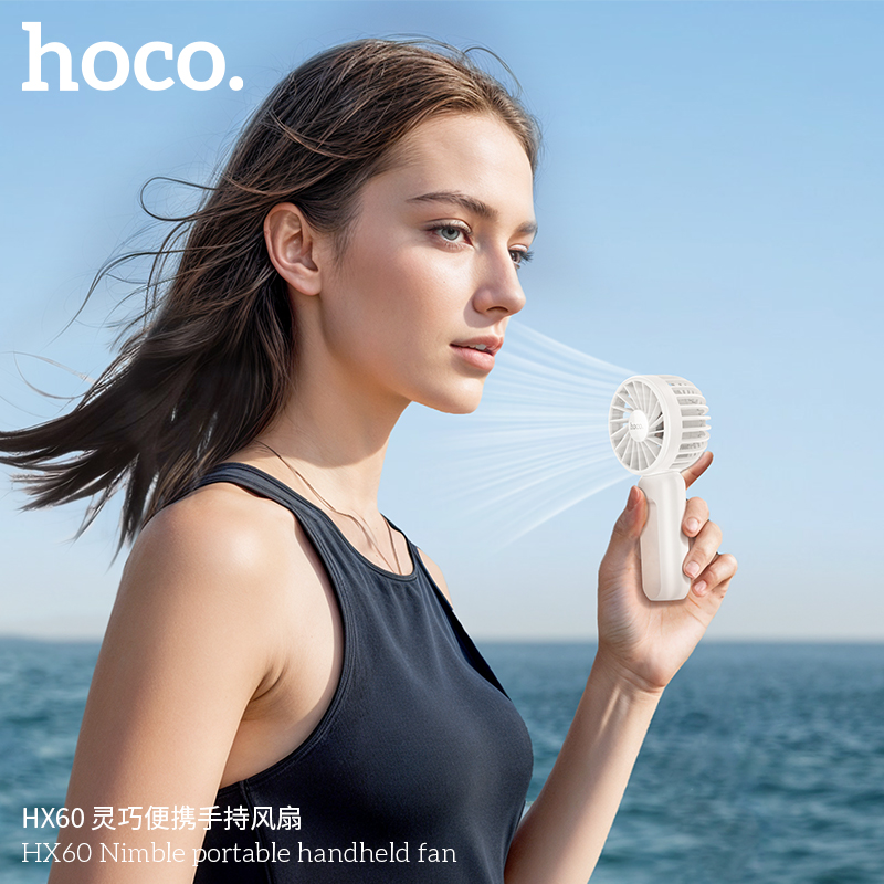 Quạt cầm tay làm mát Hoco HX60 (3-7h)