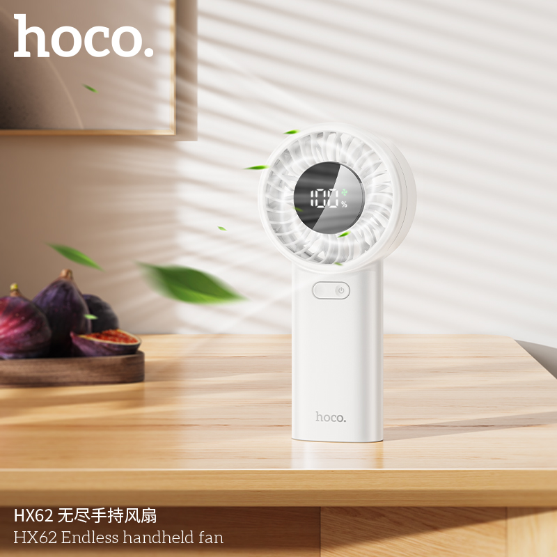 Quạt cầm tay làm mát Hoco HX62 (5-17h)