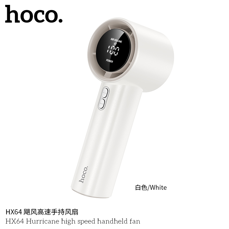 Quạt cầm tay Hoco HX64 tốc độ cao