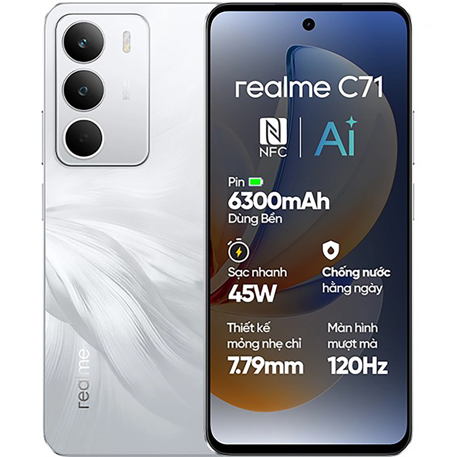Realme C71 mới chính hãng