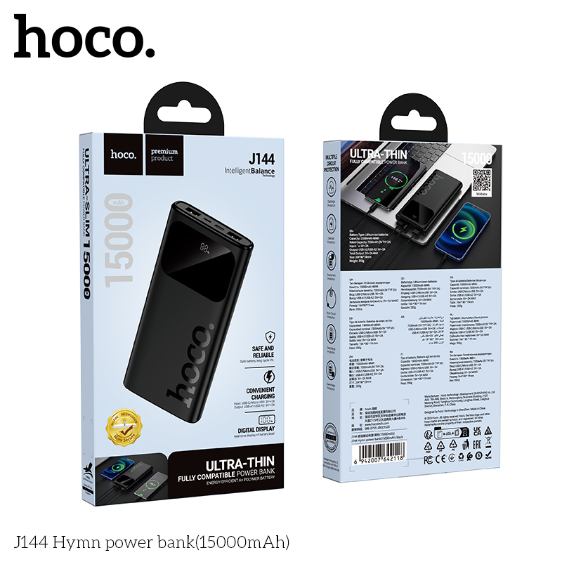 Pin sạc dự phòng Hoco J144 15.000mah