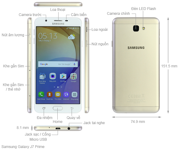 Samsung Galaxy J7prime Cũ