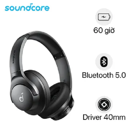 Tai nghe Chụp Bluetooth Anker soundcore Q20i