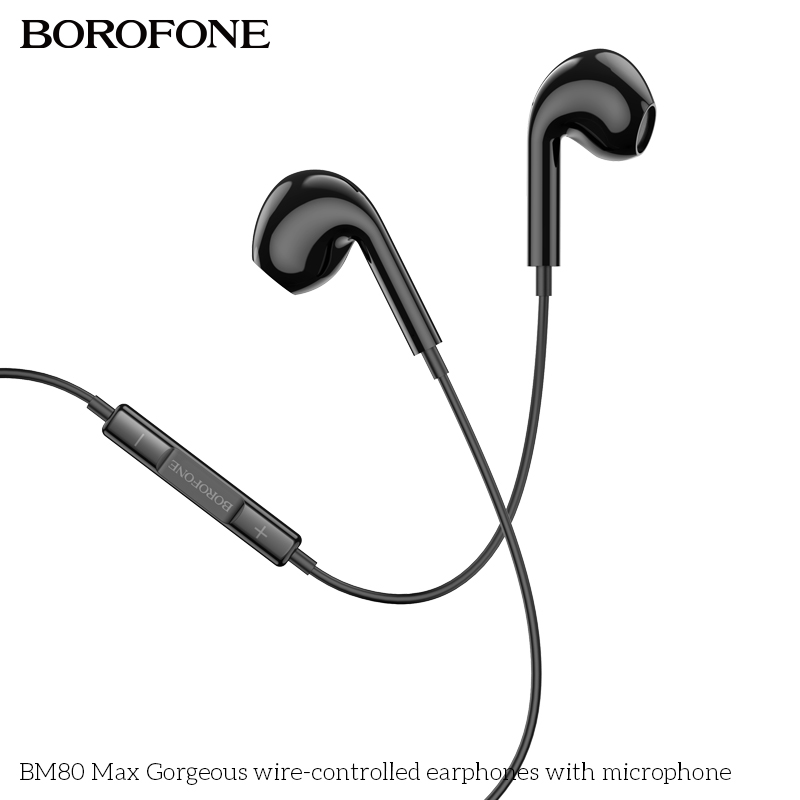 Tai nghe dây đầu tròn Borofone BM80 Max 3.5