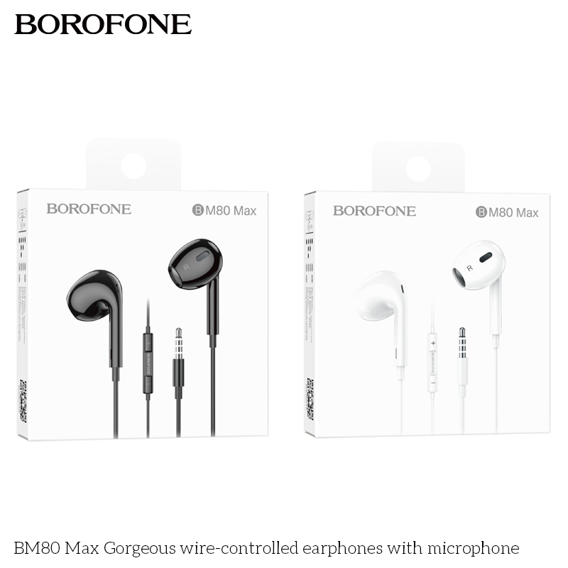 Tai nghe dây Borofone BM80 Max chui tròn 3.5