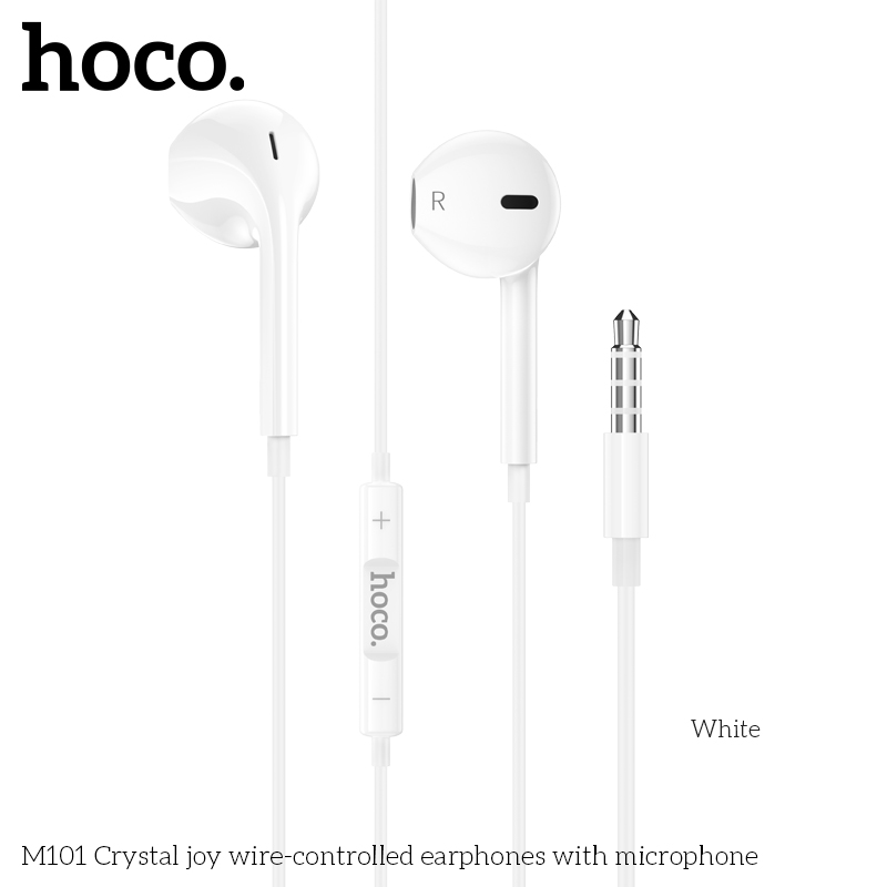 Tai nghe dây Hoco M101 Max đầu tròn 3.5