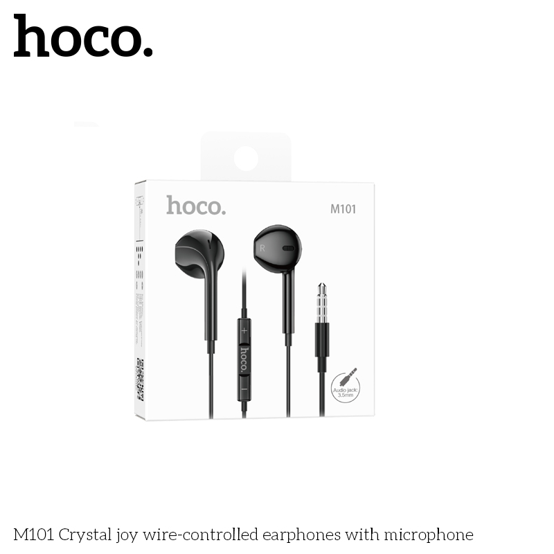 Tai nghe dây Hoco M101 Max đầu tròn 3.5