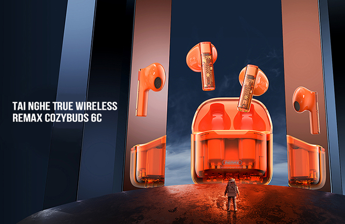 Tai nghe Bluetooth 2 tai Remax COZYBUDS 6C
