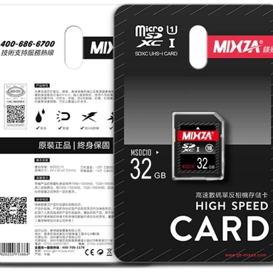 Thẻ nhớ máy ảnh Mixza 32gb