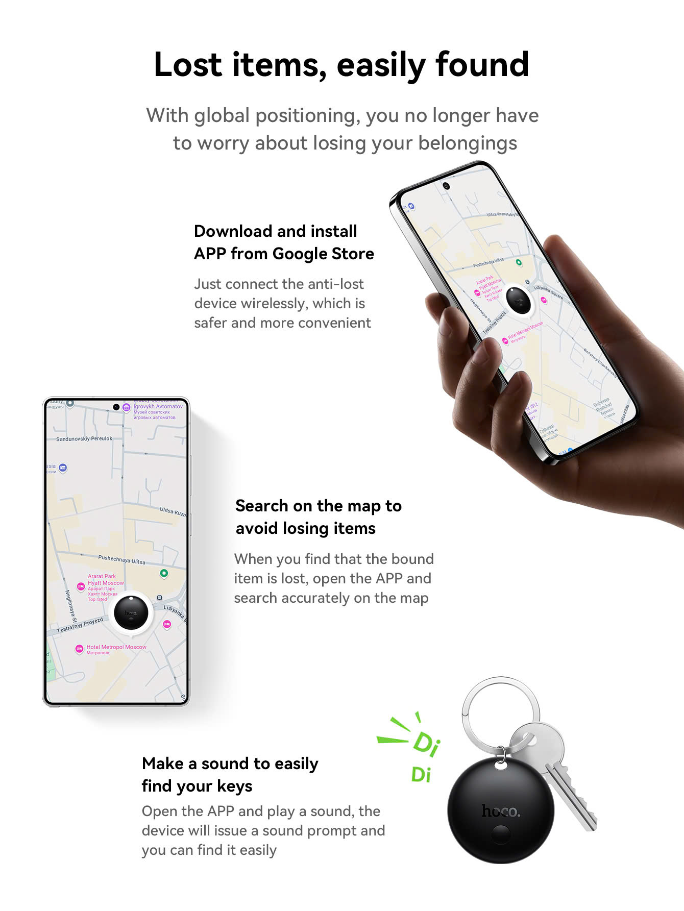 Thiết bị định vị Hoco E93A (có hổ trợ Android)