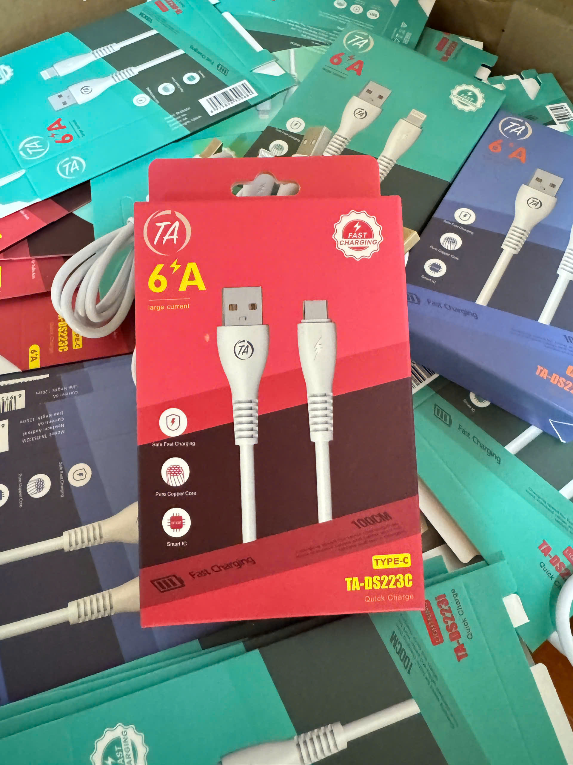 Cáp sạc USB-TypeC 6A TA-DS223C 40k