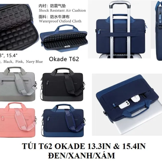 Túi đựng laptop, macbook chống sốc Okade T62