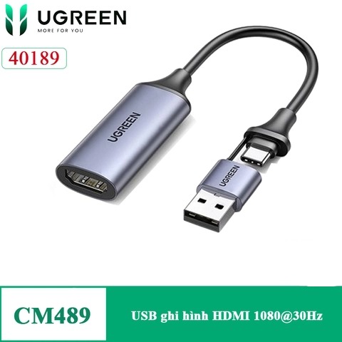 Cáp chuyển USB sang cắm HDMI Ugreen CM489