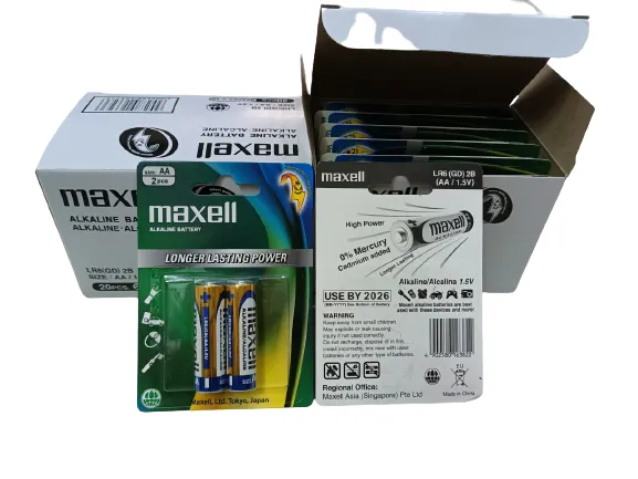 Vỉ 2 Pin AA (2A) to Maxell Alkaline
