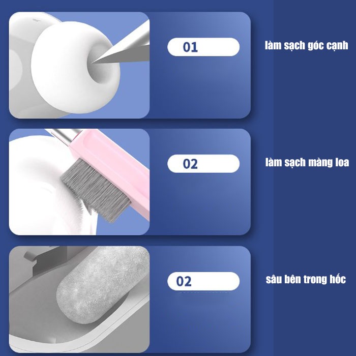 Bộ Dụng Cụ Vệ Sinh Laptop, Tai Nghe 7 Trong 1