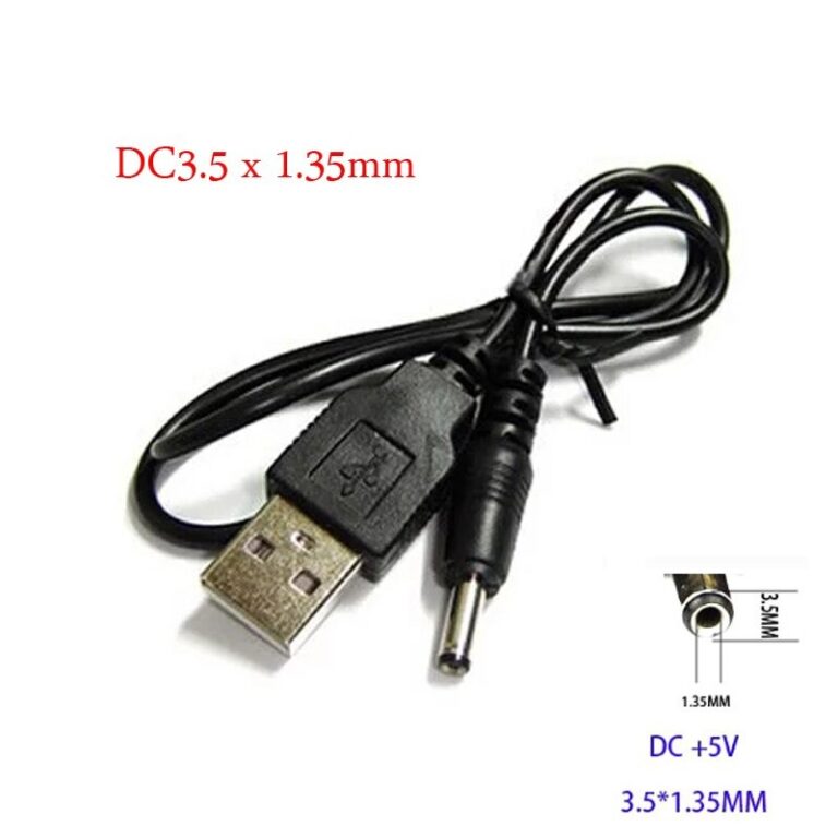 Cáp sạc loa Đầu tròn nhỏ vừa 3.5mm